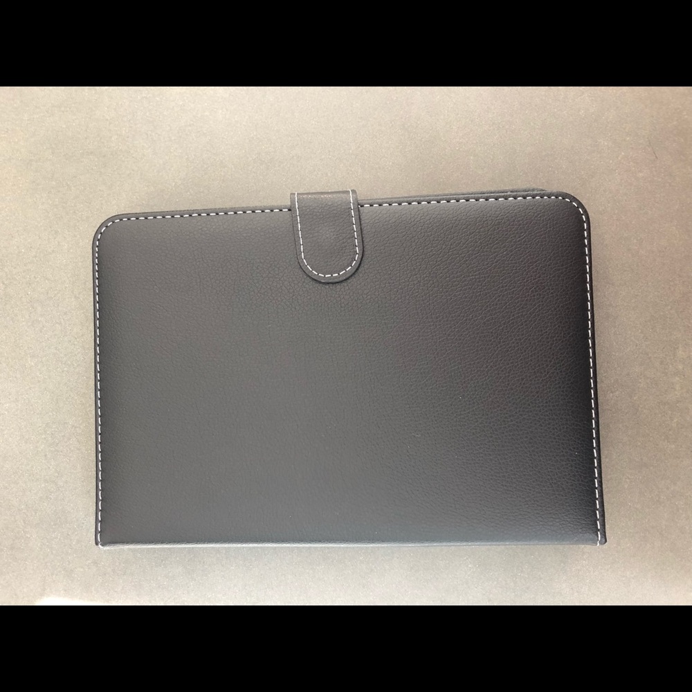 Tablet and case with keyboard